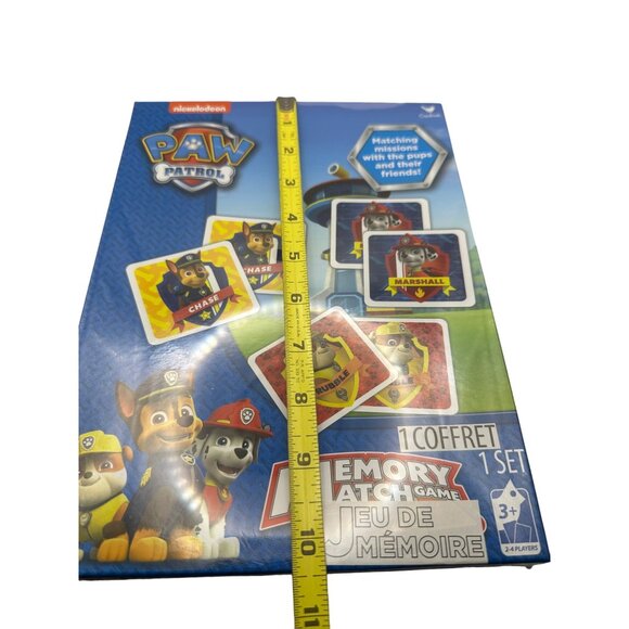 2015 SEALED NEW PAW PATROL Memory Match Game by Cardinal Nickelodeon - Picture 5 of 7